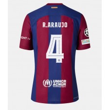 Barcelona Ronald Araujo #4 Hemmatröja Dam 2023-24 Korta ärmar